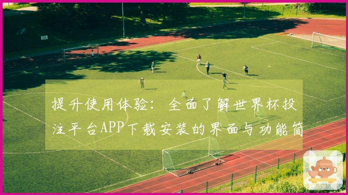 提升使用体验：全面了解世界杯投注平台APP下载安装的界面与功能简介